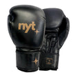 NYT Staple Series Boxing Gloves Black/Sand, paired studio view on white