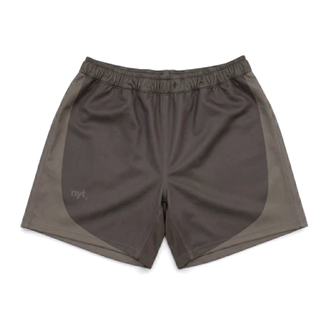 NYT Staple Series MMA Shorts Ash/Khaki, front studio view