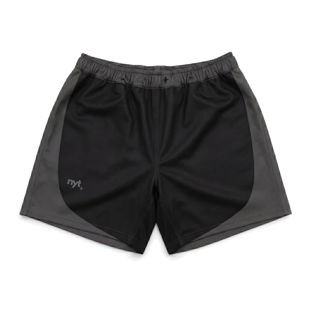 NYT Staple Series MMA Shorts Black/Smoke, front studio view