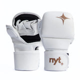 NYT Staple Series 7oz MMA Sparring Gloves White/Sand