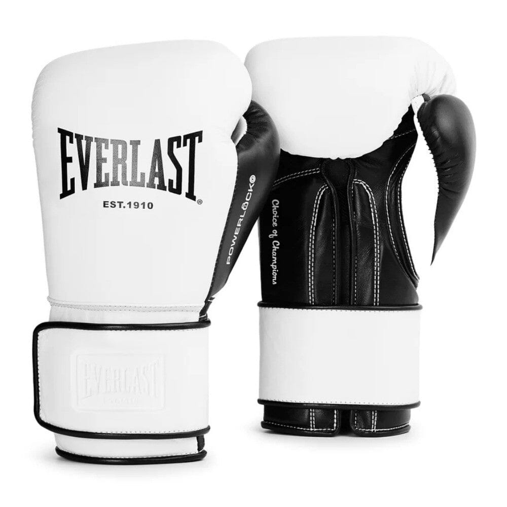 Everlast Powerlock Pro OG Boxing Gloves White/Black Boxing Gloves Everlast White/Black 10oz 