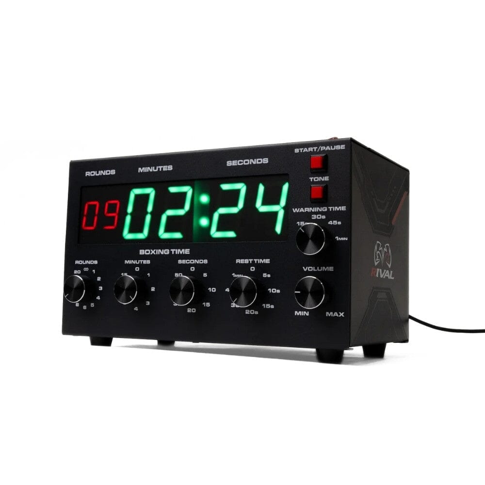 Rival Professional Gym Timer Fight Timers Rival Black One Size 