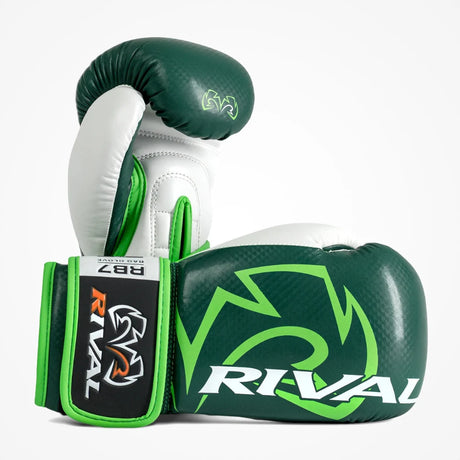 Rival RB7 Fitness Plus Bag Gloves Green/White