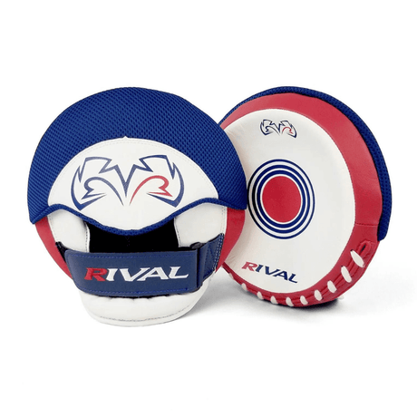 Rival RPM5 Parabolic Punch Mitts 2.0 Focus Mitts Rival Red/White 