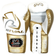 Rival RS100 Small-Fit Professional Sparring Gloves White/Gold, front pair