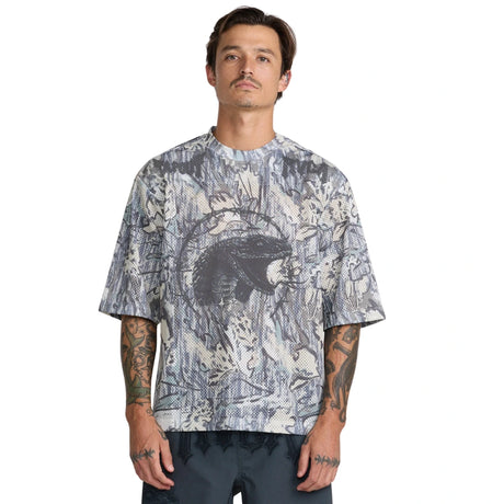 RVCA Tapout Mesh Jersey Tee Camo — RVCA