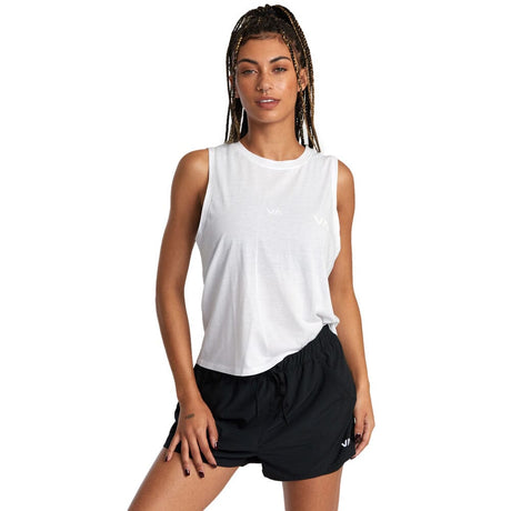 RVCA Women's VA 2 Sports Tank Top T-Shirts RVCA White XS/6 