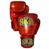 SKS Bandana Muay Thai Gloves Metallic Red