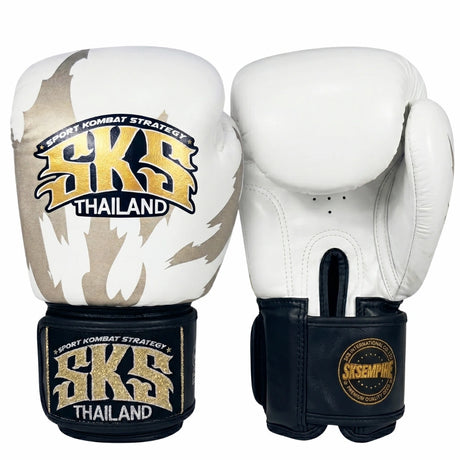 SKS Claw Muay Thai Gloves White