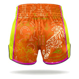 SKS Tiger Conqueror Muay Thai Shorts Orange
