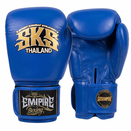 SKS Blue Muay Thai Gloves
