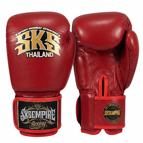 SKS Red Muay Thai Gloves