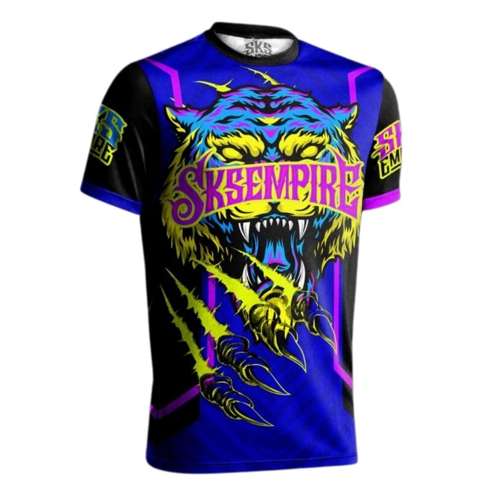 SKS Tiger Blue T-Shirt T-Shirts SKS Blue Small 