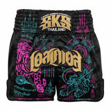 SKS Tiger Conqueror Muay Thai Shorts Black