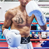 Sting Viper X Lace Up Sparring Gloves White/Silver