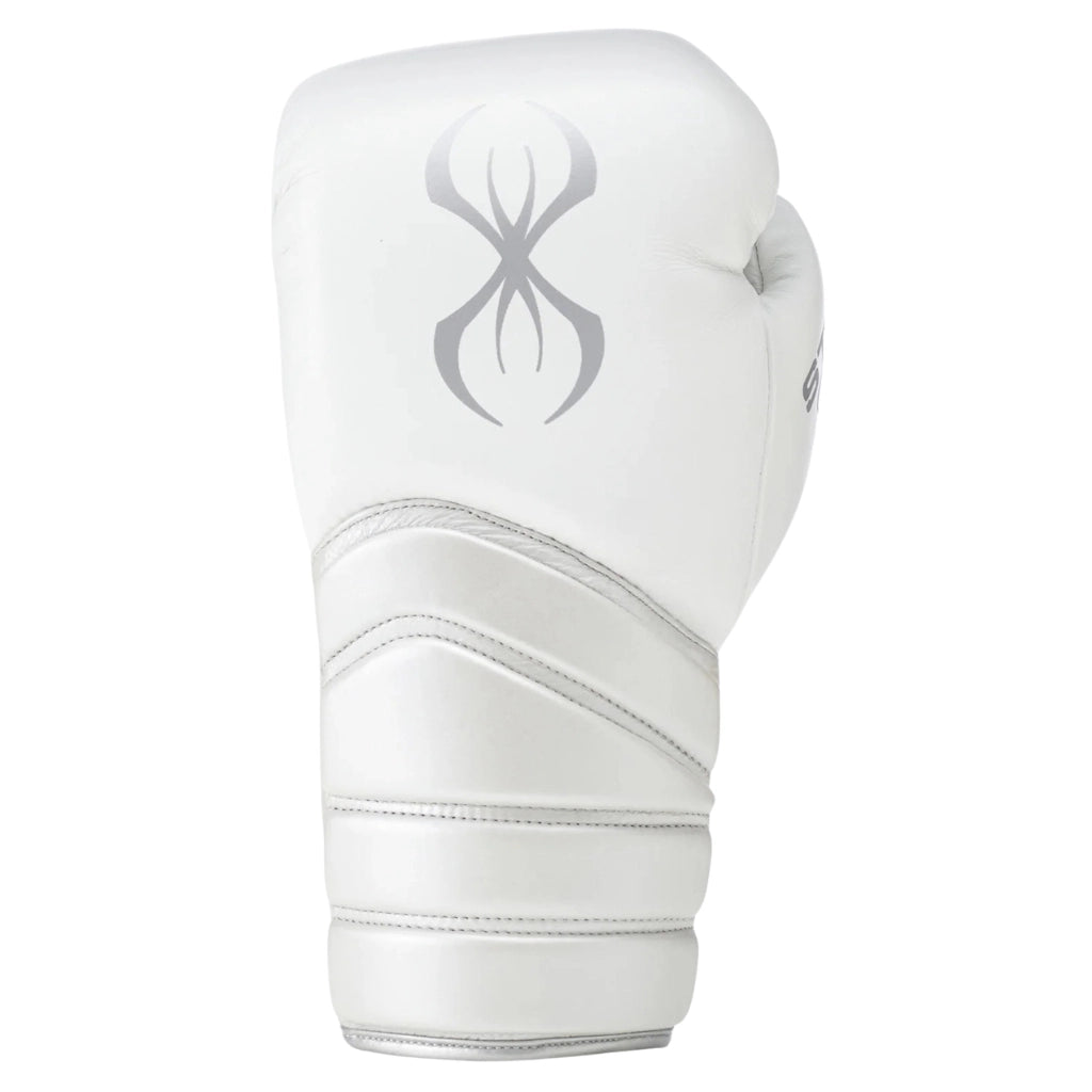 Sting Viper X Lace Up Sparring Gloves White/Silver