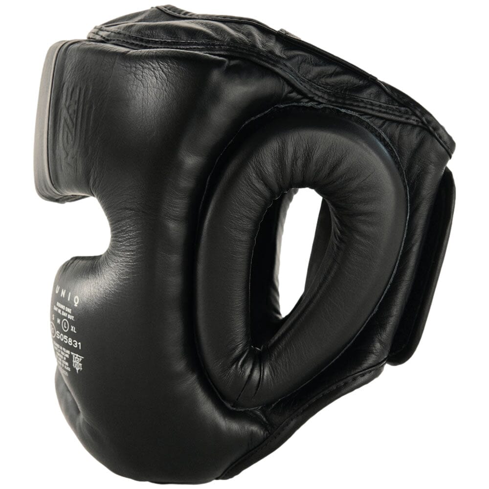 UNIQ Full Coverage Technical Boxing Head Guard Black – MMA Fight Store
