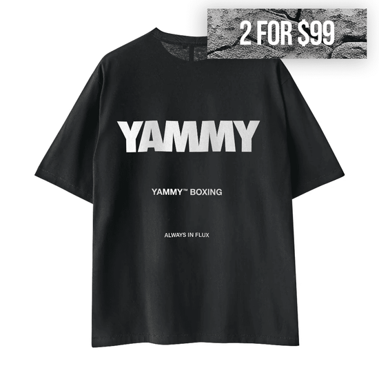 YAMMY Black Billboard T-Shirt T-Shirts Yammy Boxing 