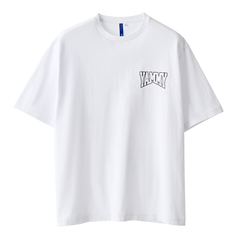 YAMMY Cat Champ White T-Shirt