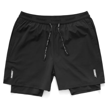 YAMMY Lester 2 In 1 Short Black/Silver