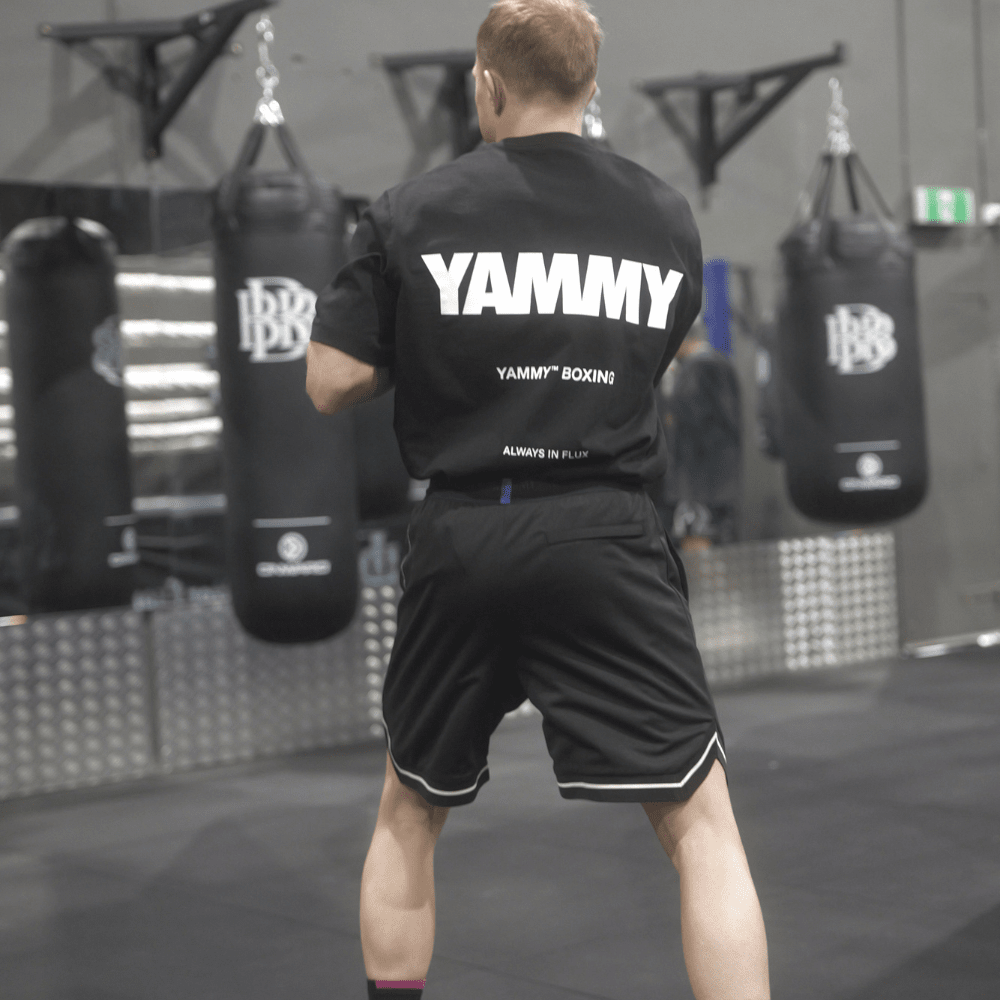 YAMMY Black Billboard T-Shirt T-Shirts Yammy Boxing 