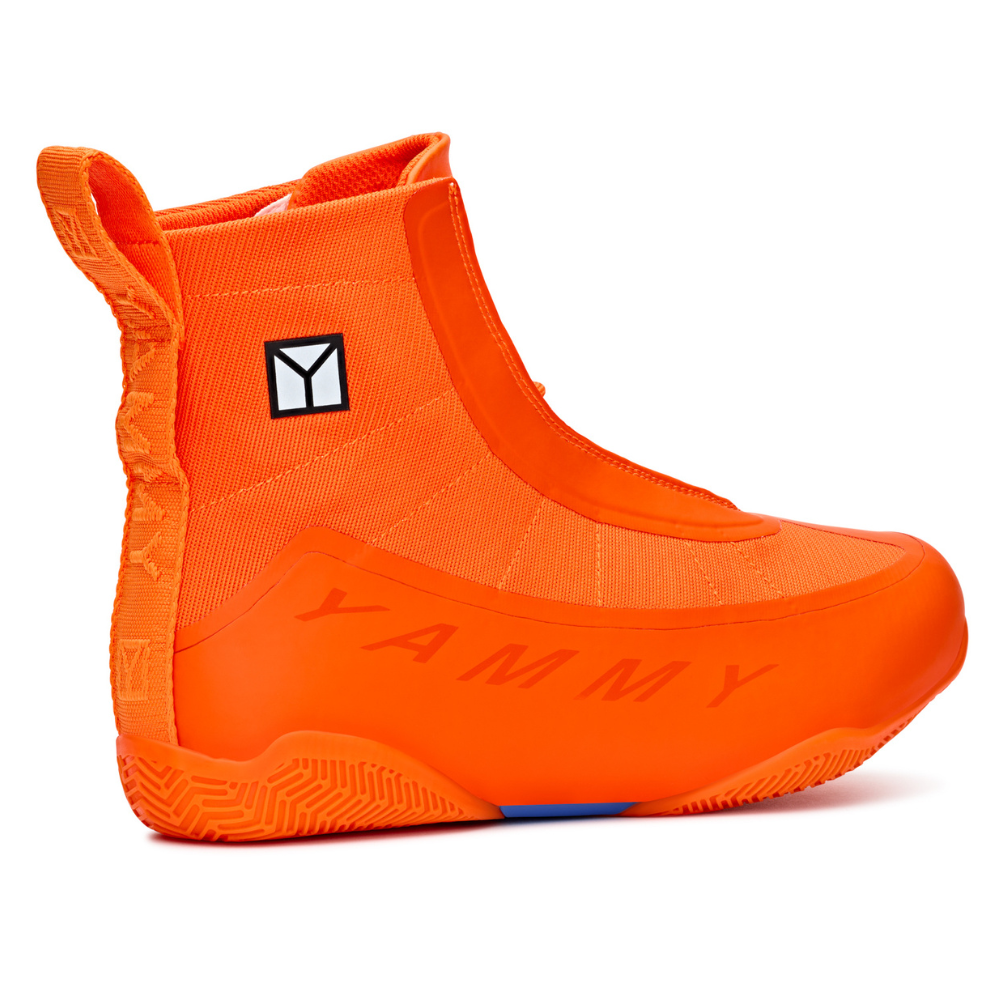 YAMMY Flux Orange Mid Boxing Shoes