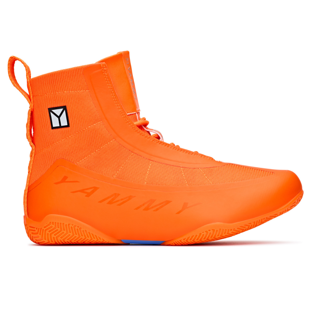 YAMMY Flux Orange Mid Boxing Shoes