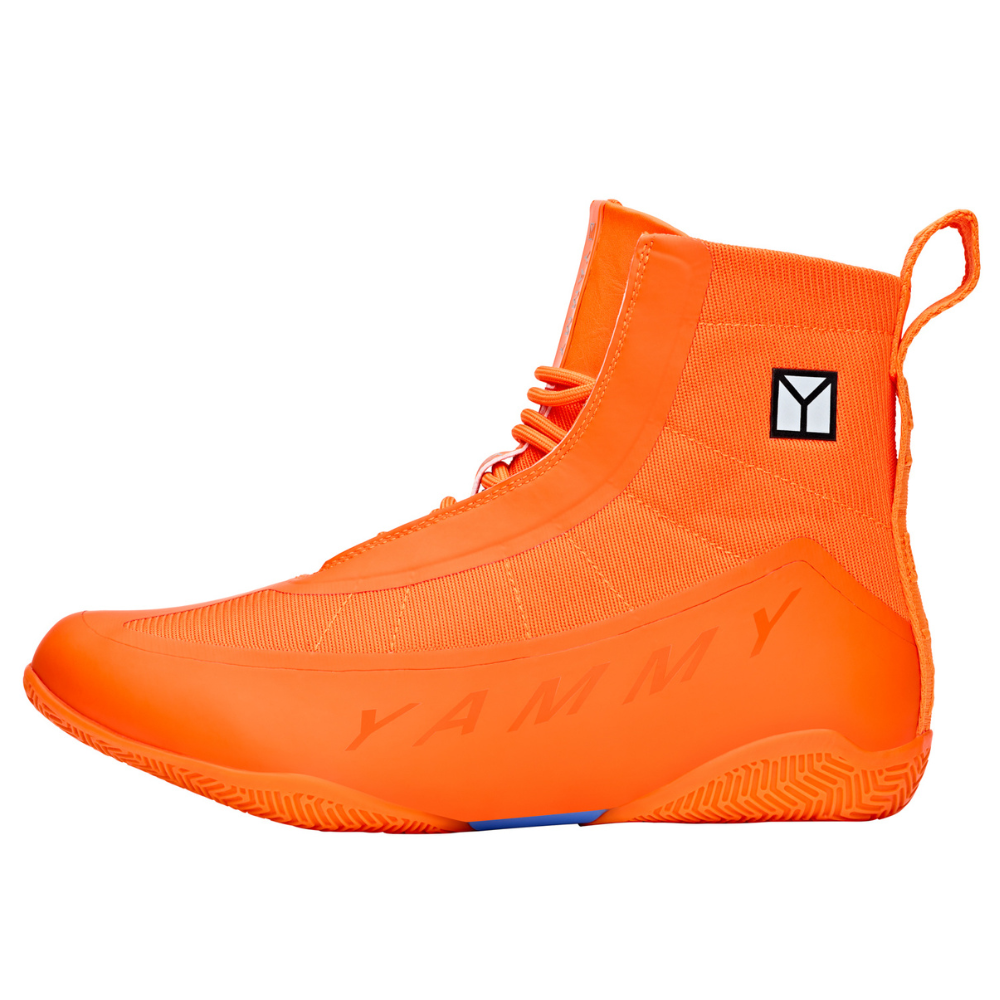 YAMMY Flux Orange Mid Boxing Shoes