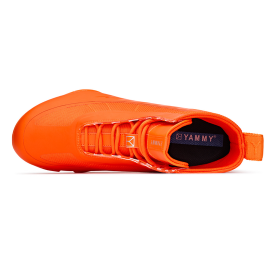 YAMMY Flux Orange Mid Boxing Shoes