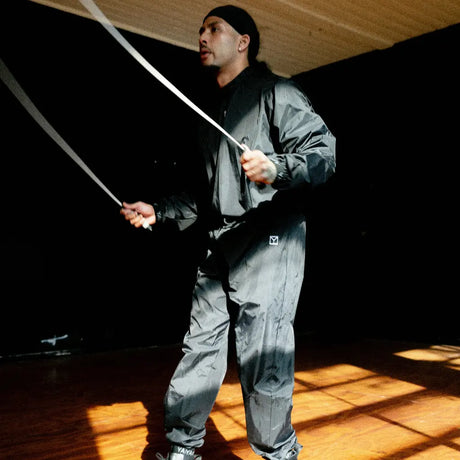 YAMMY Toney Sauna Suit Black/White — view 11