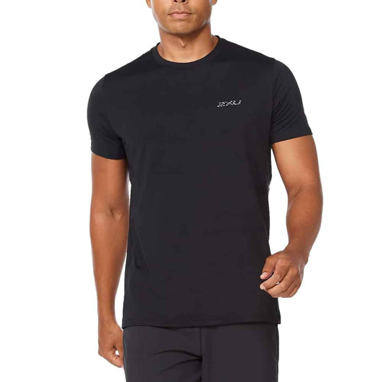 2XU Motion Tee Black/Carbon Front