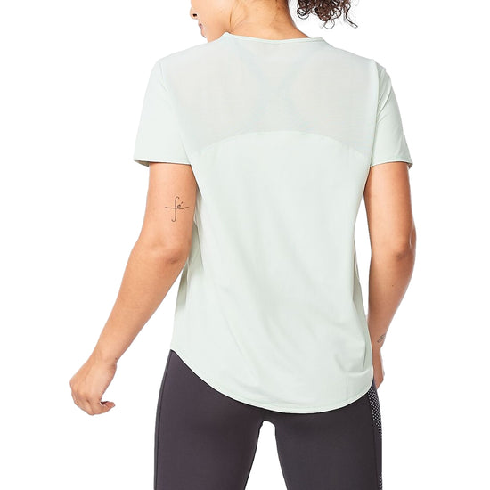 Load image into Gallery viewer, 2XU Motion Mesh Tee Mineral Back
