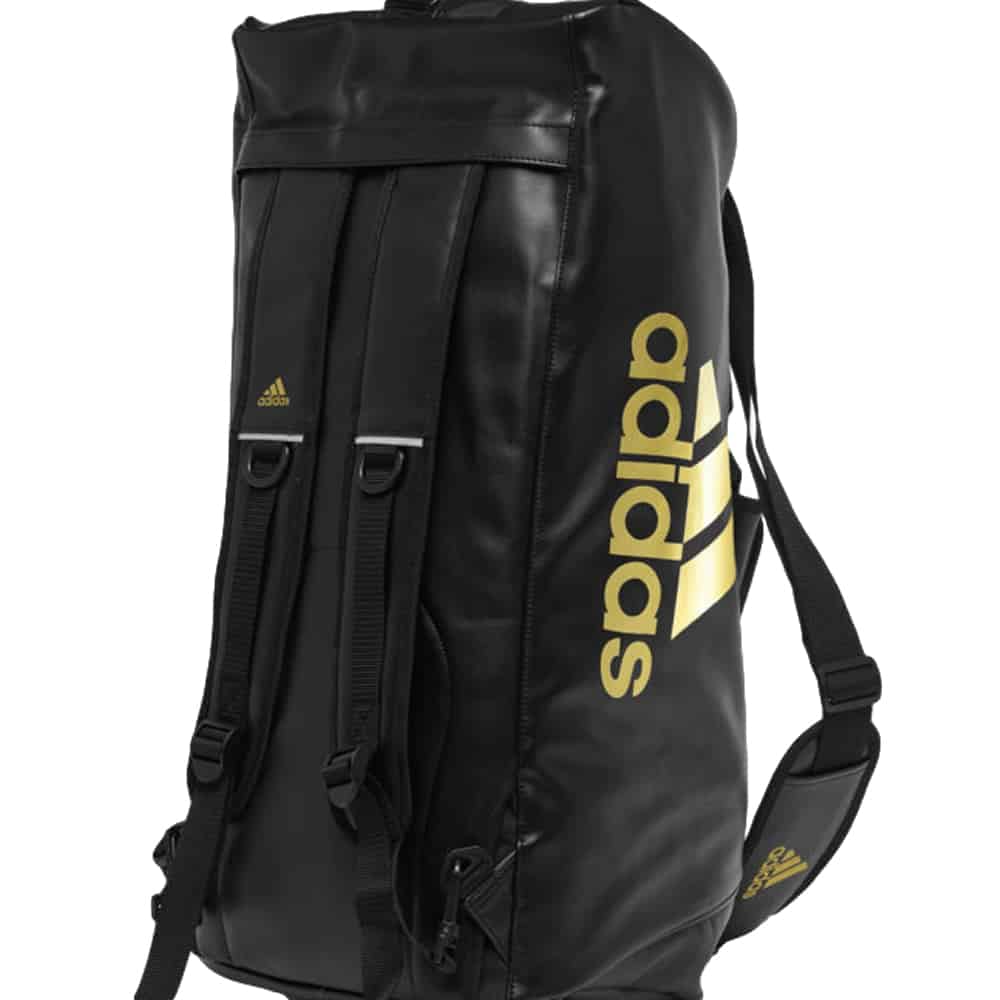 Load image into Gallery viewer, adidas 2 in 1 Bag Black Zip Straps
