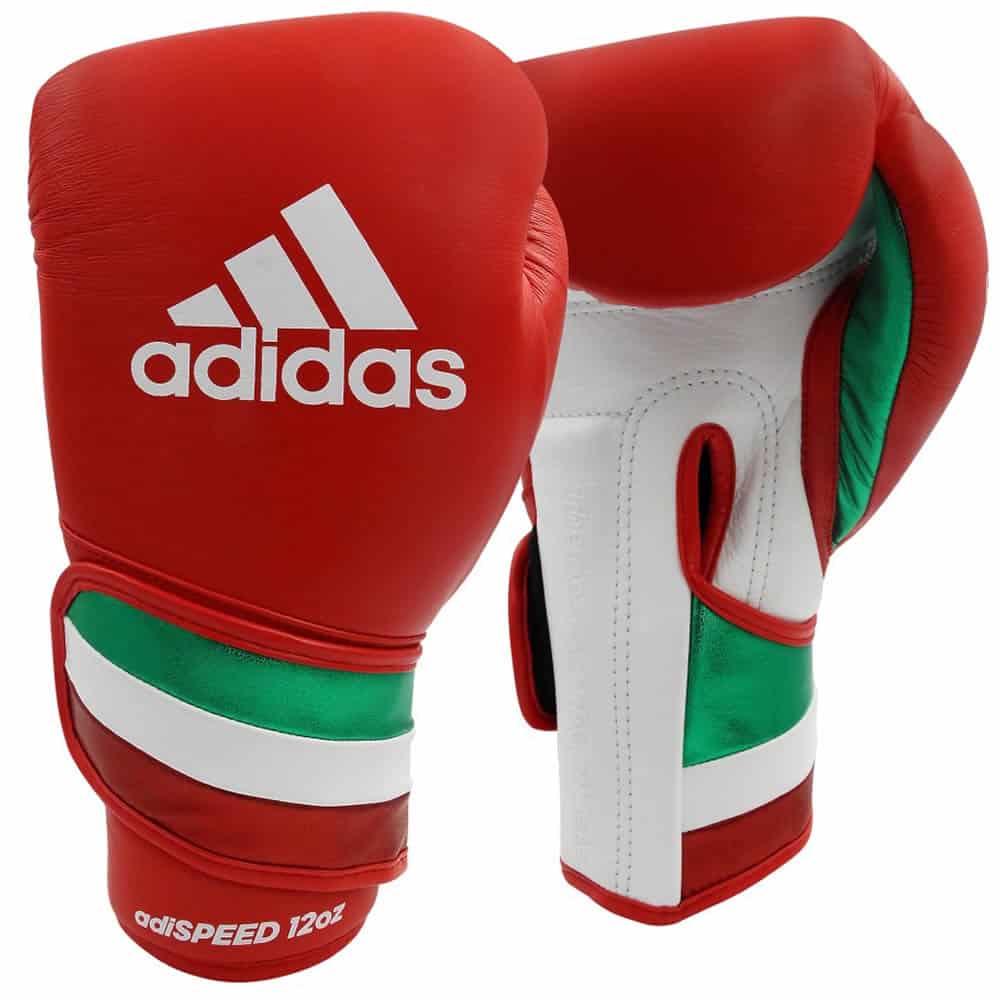 Load image into Gallery viewer, adidas Adi-Speed 501 Pro Velcro Boxing Gloves 10oz 12oz 16oz Red/White
