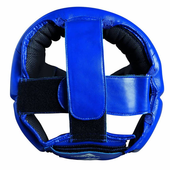 adidas AIBA Approved Boxing Head Gear Blue Top