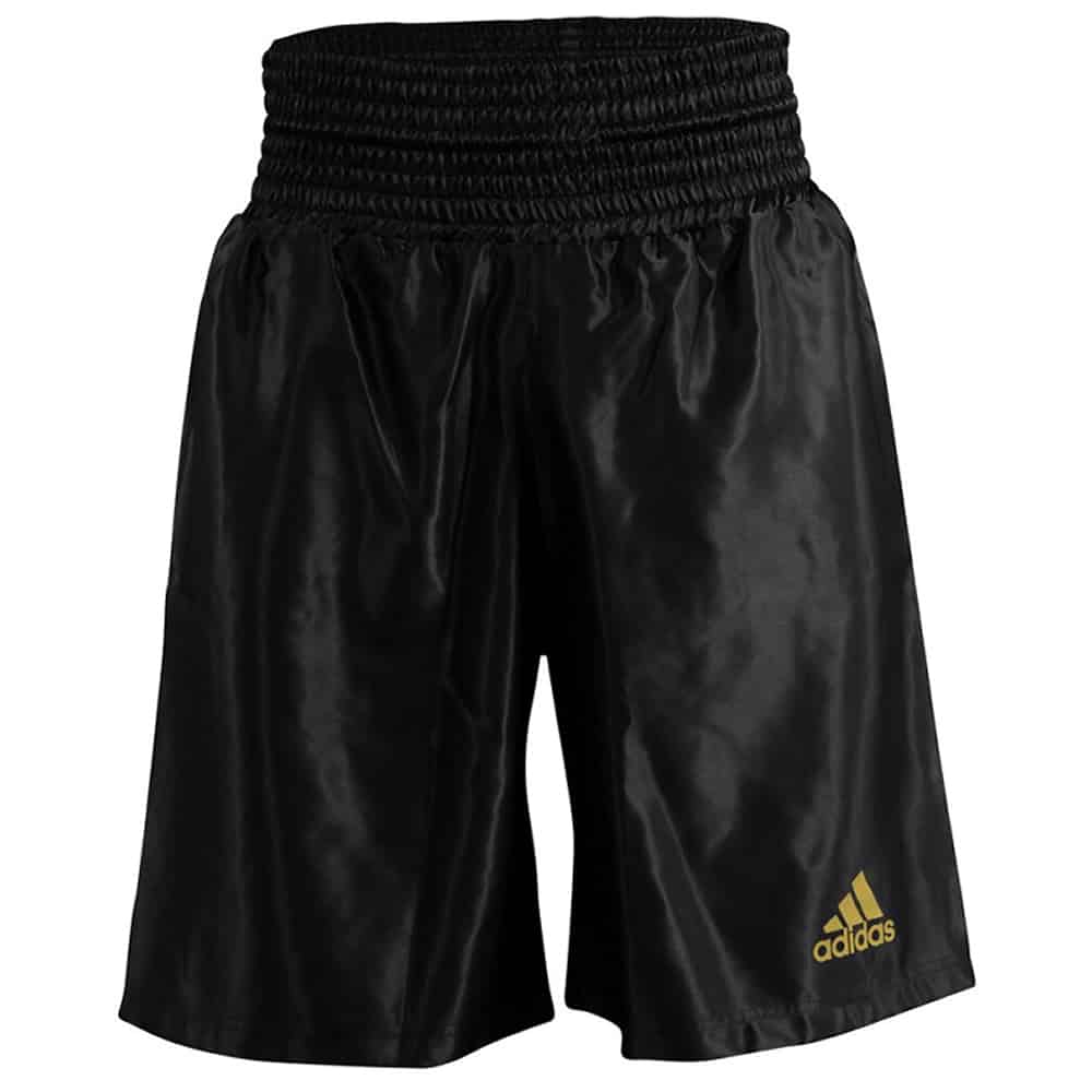 adidas Multi Boxing Shorts Satin Black Front