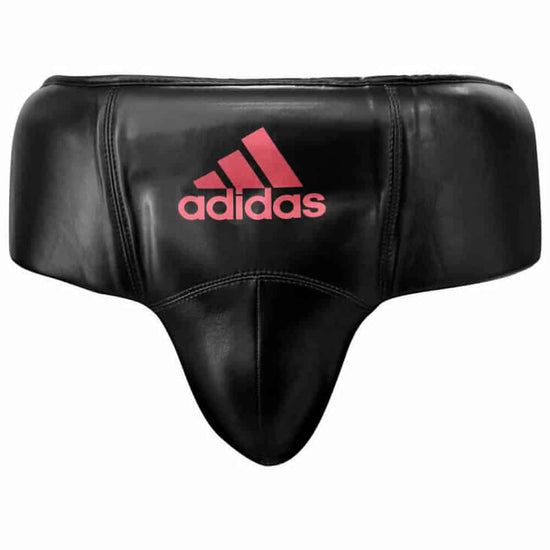 Load image into Gallery viewer, adidas Pro Speed Groin Guard Black/Red Front
