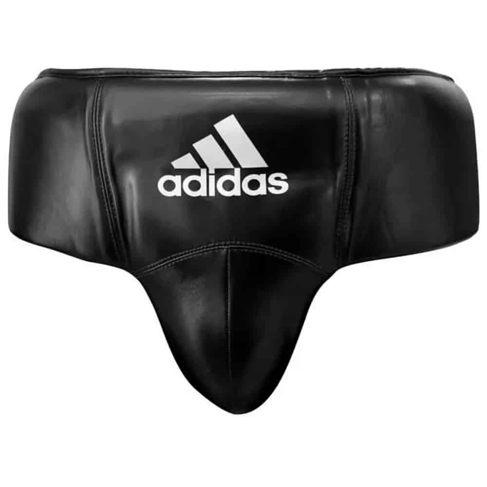 Load image into Gallery viewer, adidas Pro Speed Groin Guard Black/White Front
