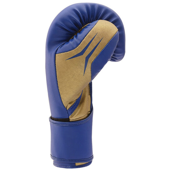 adidas Tilt 350 Pro Training Gloves Hook and Loop Blue/Gold Thumb