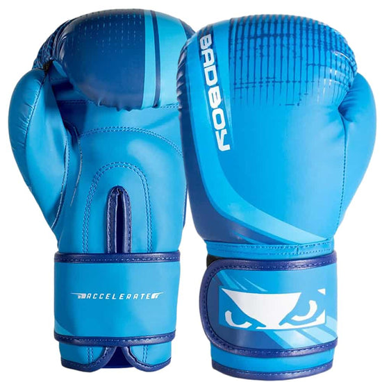 Load image into Gallery viewer, Bad Boy Accelerate Youth Boxing Gloves 4oz 6oz 8oz 10oz Blue

