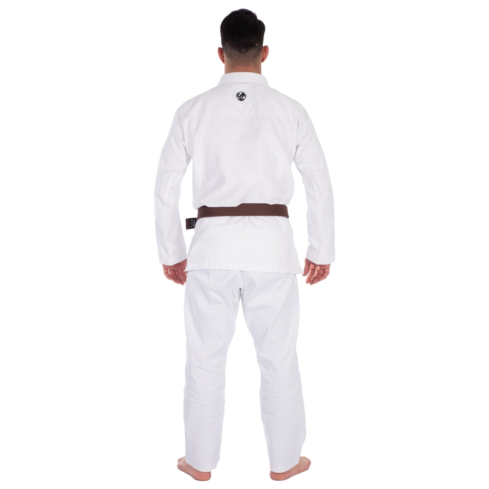 Load image into Gallery viewer, Bad Boy Focus BJJ Gi White Back
