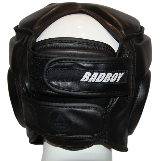 Load image into Gallery viewer, Bad Boy Omega Head Guard Black Back

