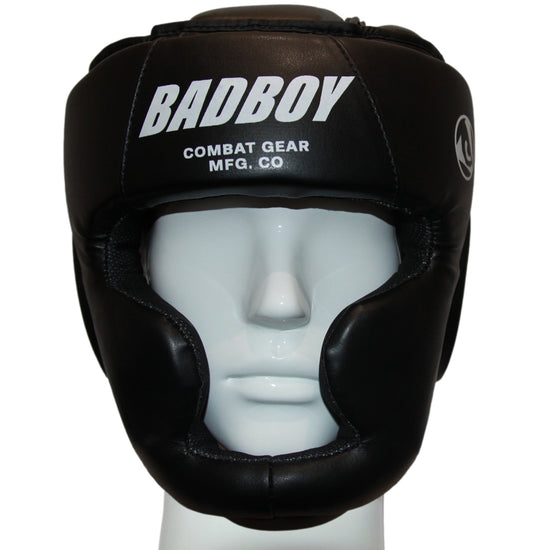 Load image into Gallery viewer, Bad Boy Omega Head Guard Black Front
