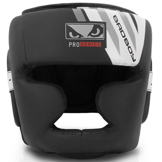 Bad Boy Pro Series Advanced Full Headguard Black Front