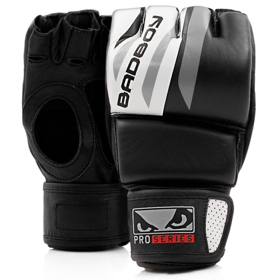 Load image into Gallery viewer, Bad Boy Pro Series Advanced MMA Gloves (without thumb) Black
