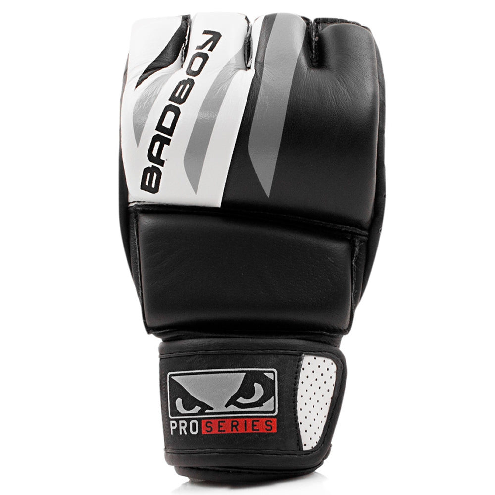 Load image into Gallery viewer, Bad Boy Pro Series Advanced MMA Gloves (without thumb) Black Top
