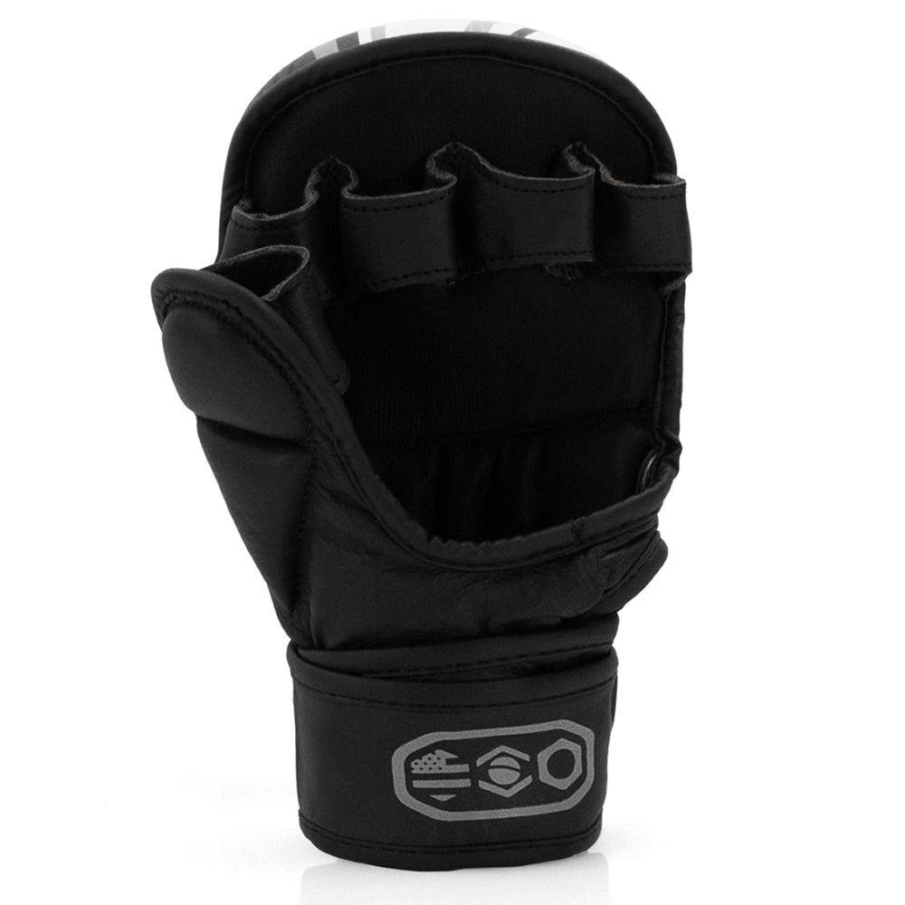 Load image into Gallery viewer, Bad Boy Pro Series Advanced MMA Safety Gloves (with thumb) Black Inner
