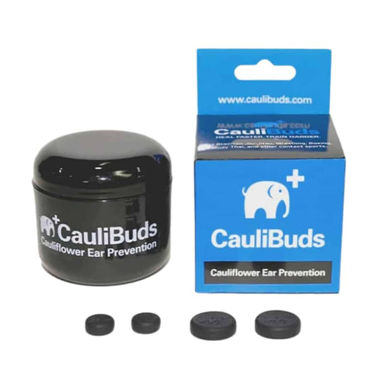 CauliBuds Cauliflower Ear Prevention Kit Black