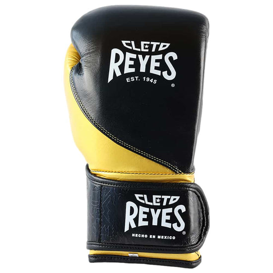Cleto Reyes High Precision Boxing Gloves Black/Gold Top