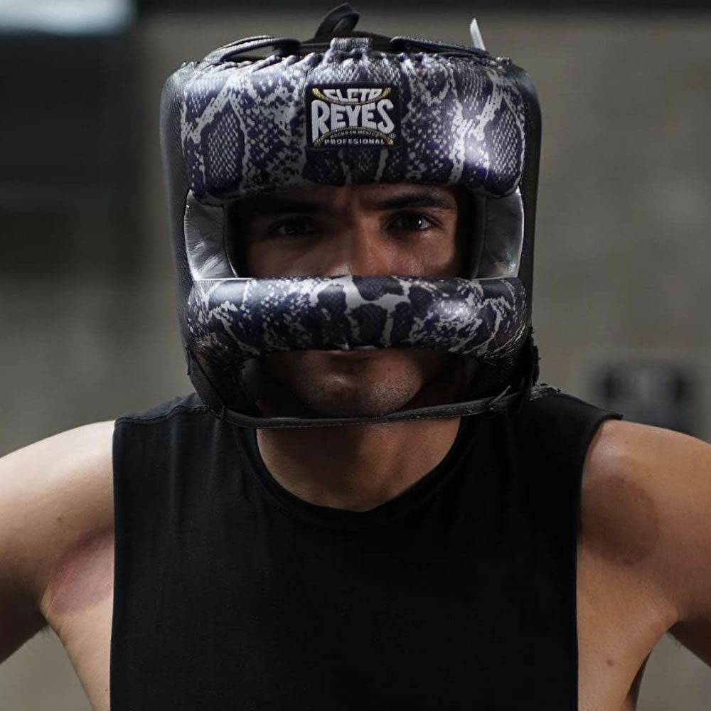 Load image into Gallery viewer, Cleto Reyes Steel Snake Redesigned Headgear
